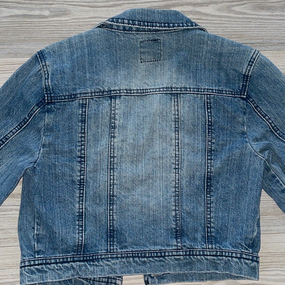 Highway Jeans Cropped Light Wash Denim Jacket Size Small 100% Cotton - Picture 3 of 9